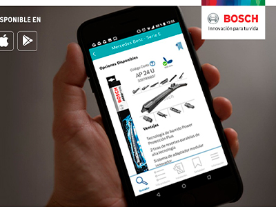 Descargá gratis la aplicación de escobillas Bosch